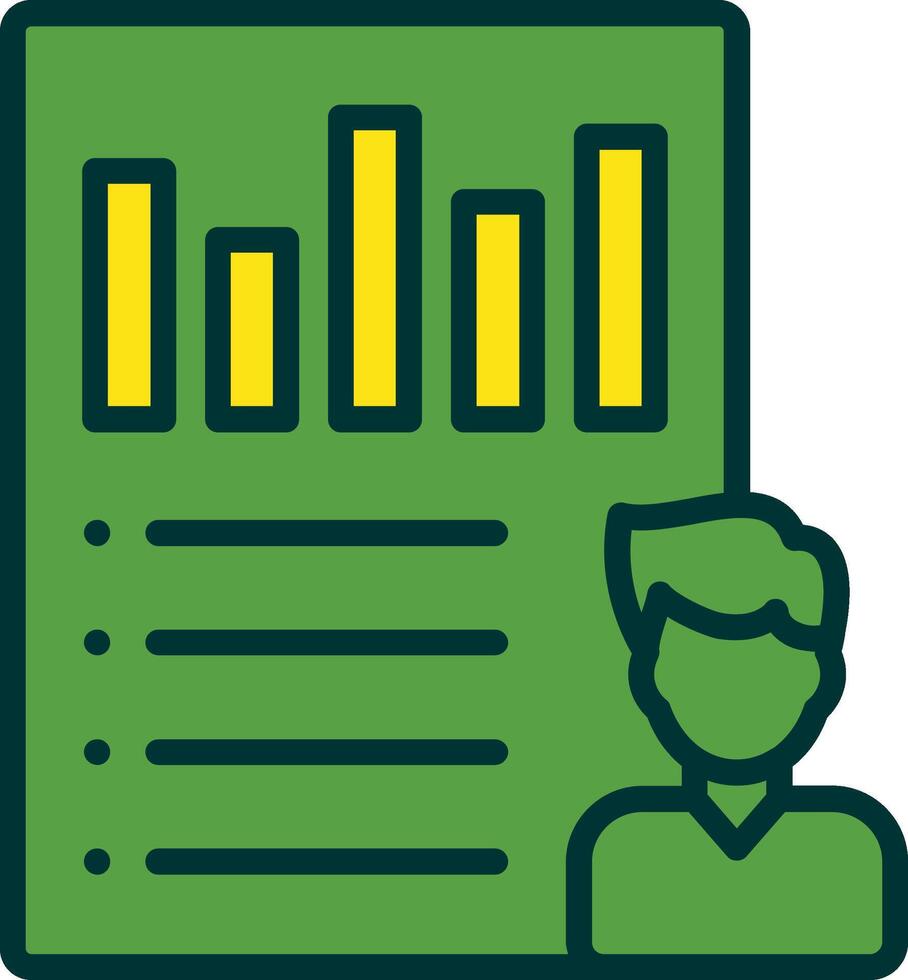 User Scenarios Filled Two Color Icon vector