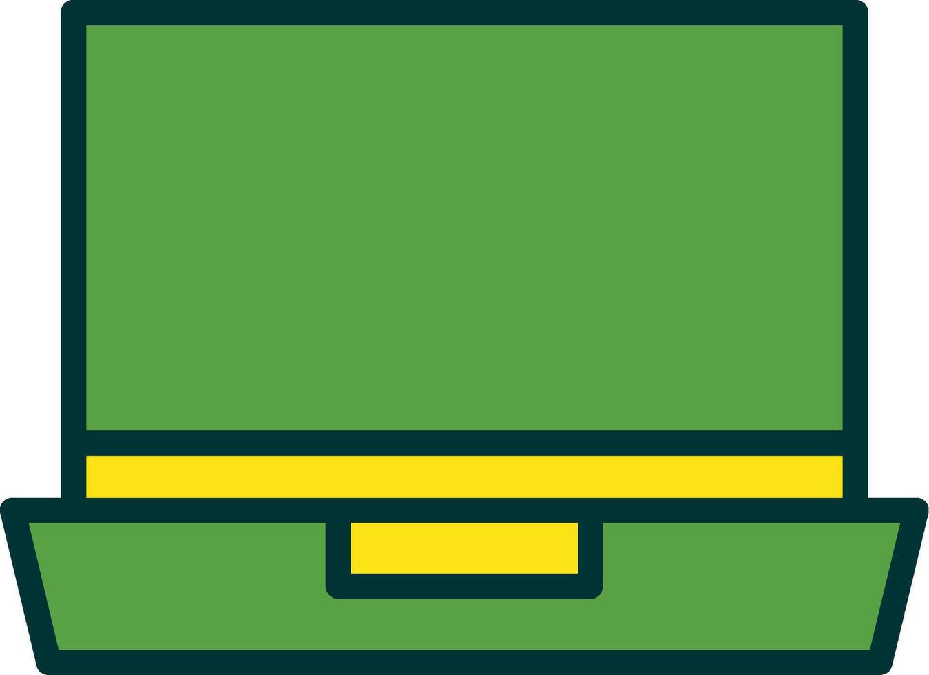 Laptop Filled Two Color Icon vector