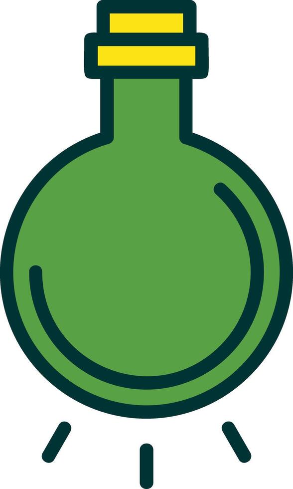 Light Bulb Filled Two Color Icon vector