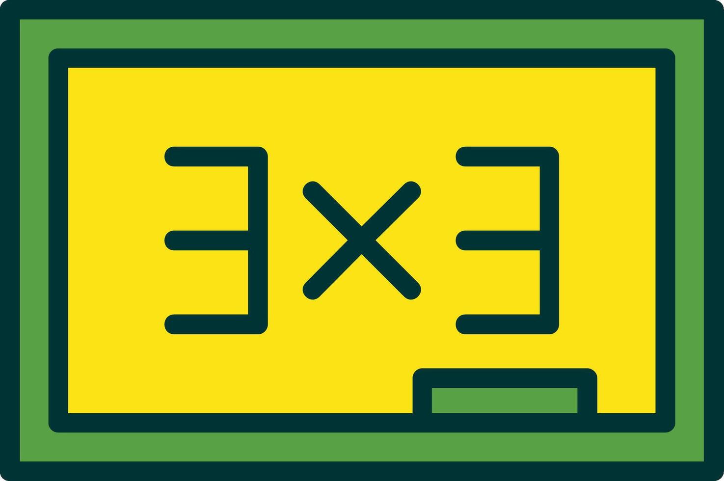 Blackboard Filled Two Color Icon vector