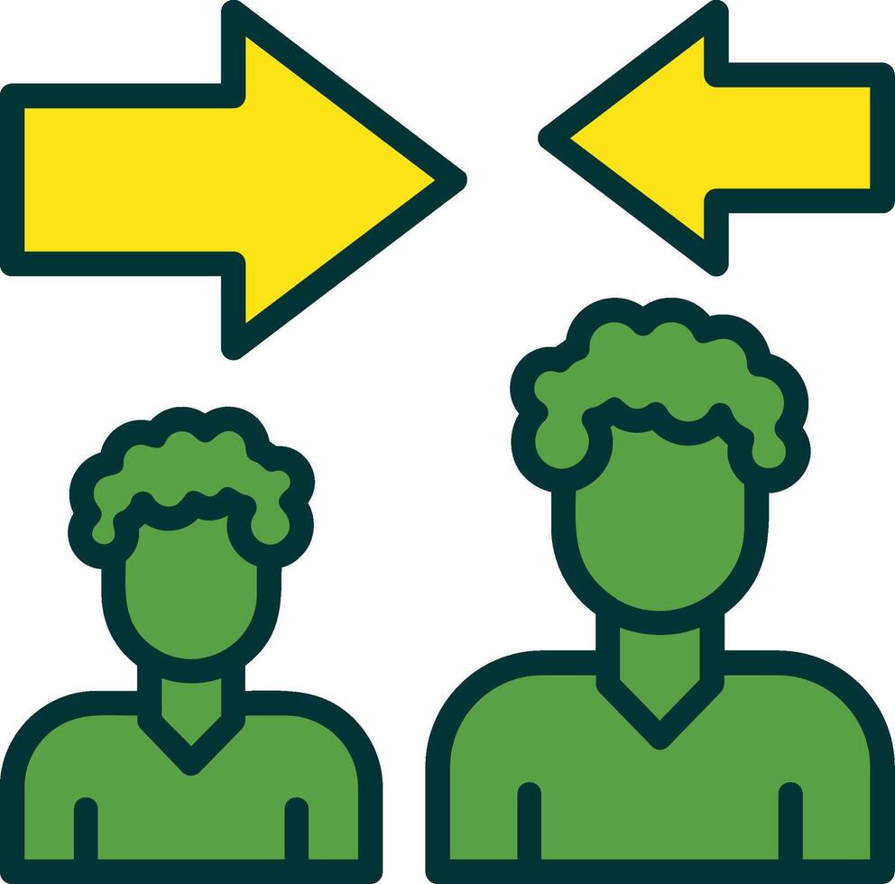 Mediator Filled Two Color Icon vector