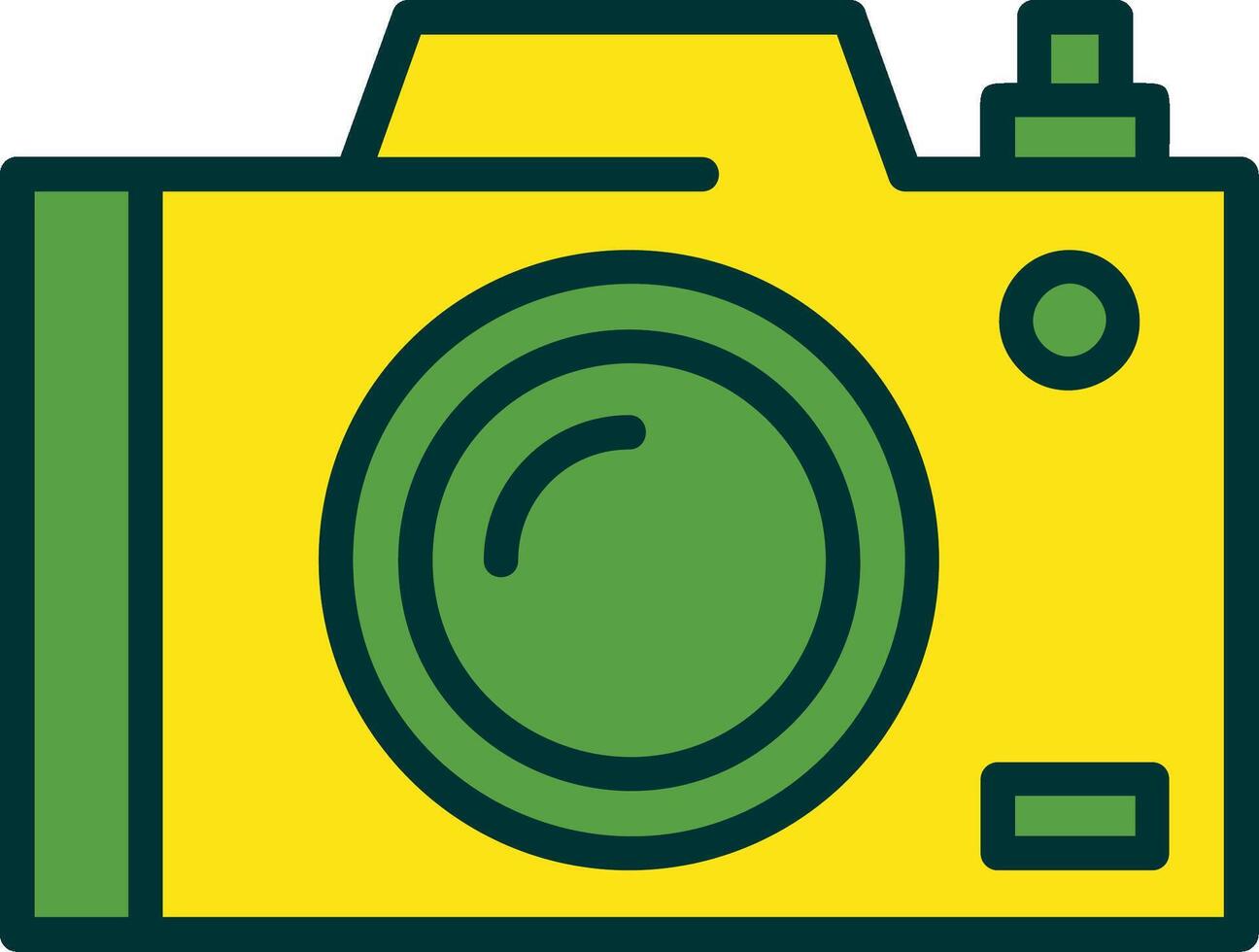 Camera Filled Two Color Icon vector