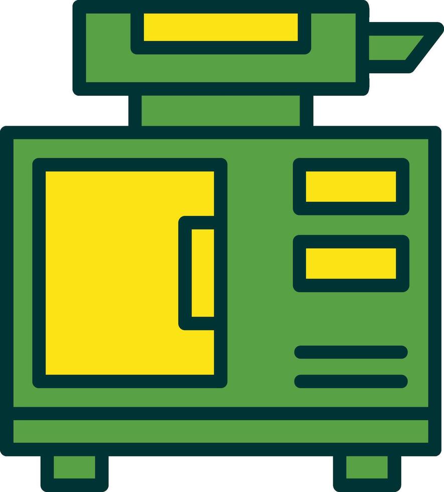 Eco Generator Filled Two Color Icon vector