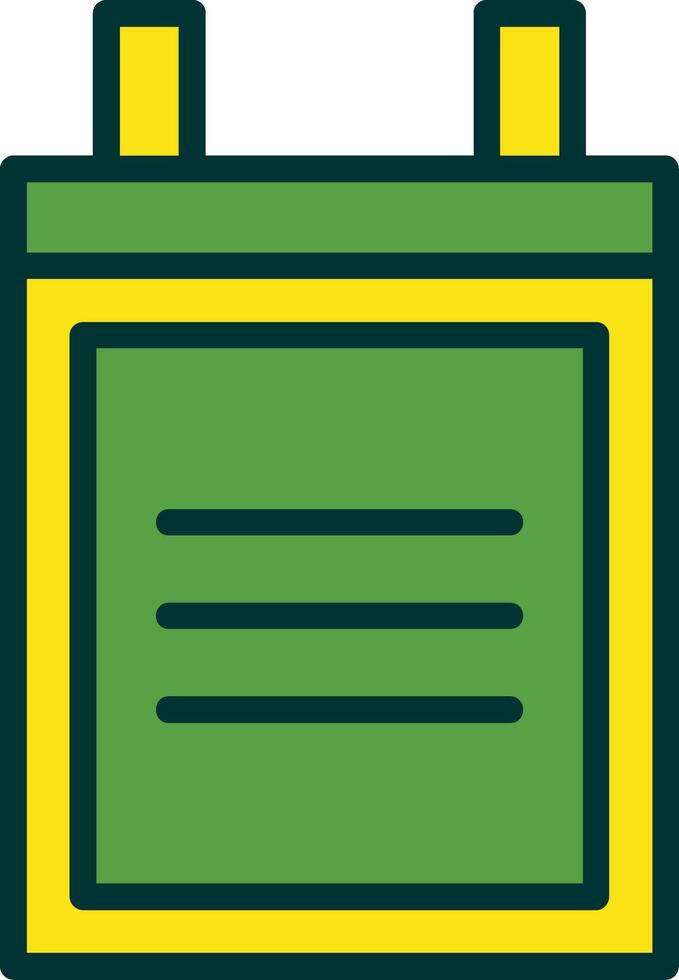 Camera Battery Filled Two Color Icon vector