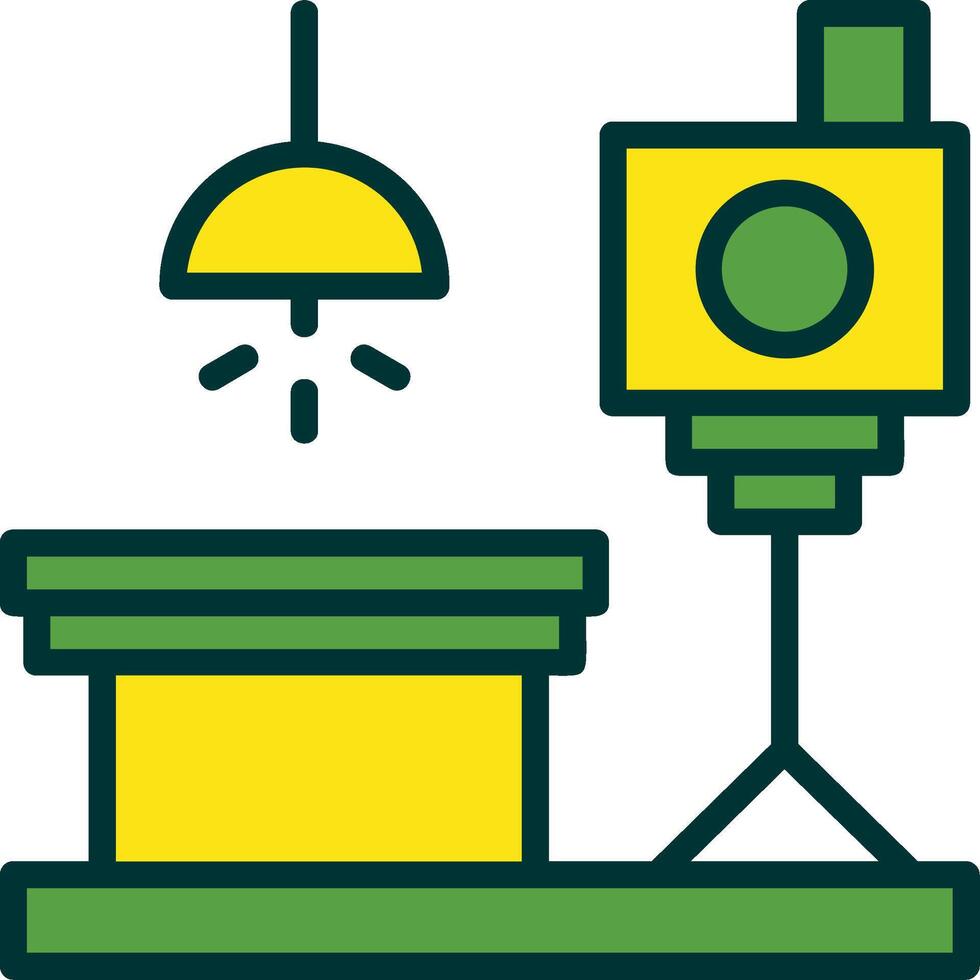 Photo Studio Filled Two Color Icon vector
