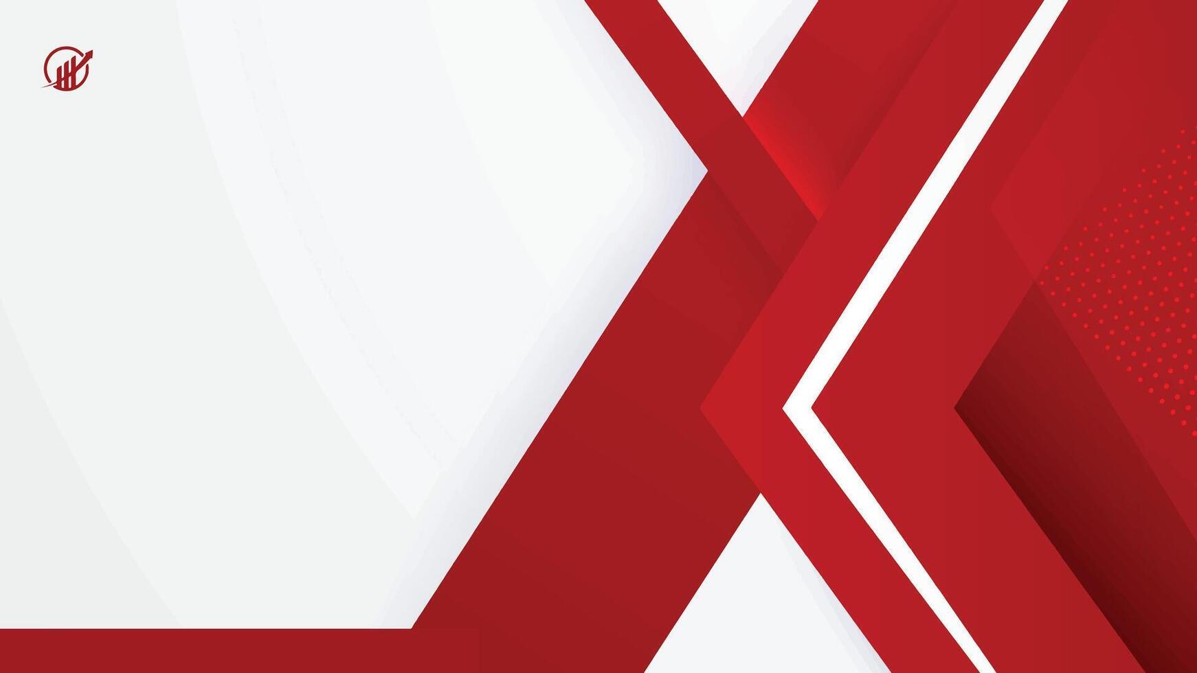Red Modern Business Digital Marketing Zoom Virtual Background. vector