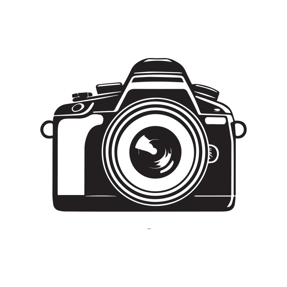 a camera icon on a white background vector