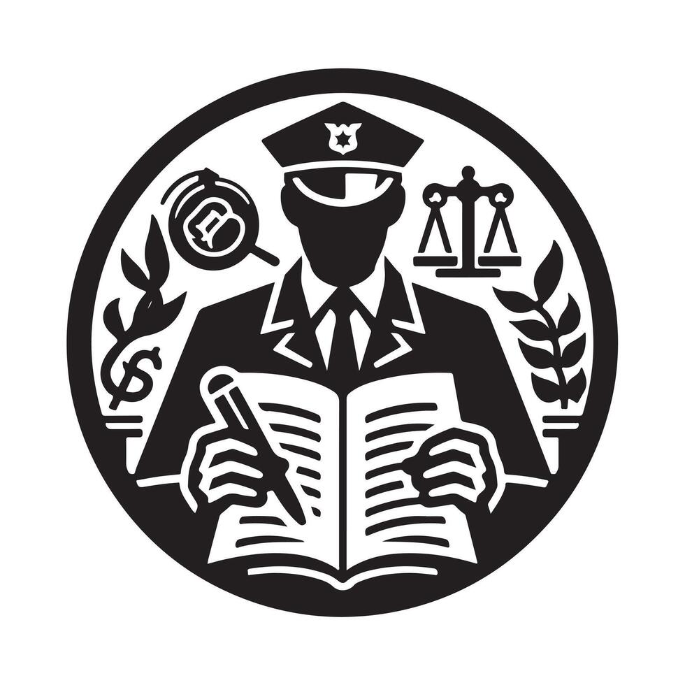 Regulation icon silhouette on white background vector