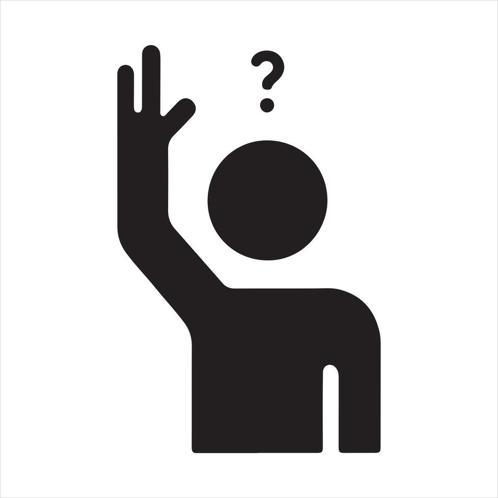 Help icon set silhouette white background vector