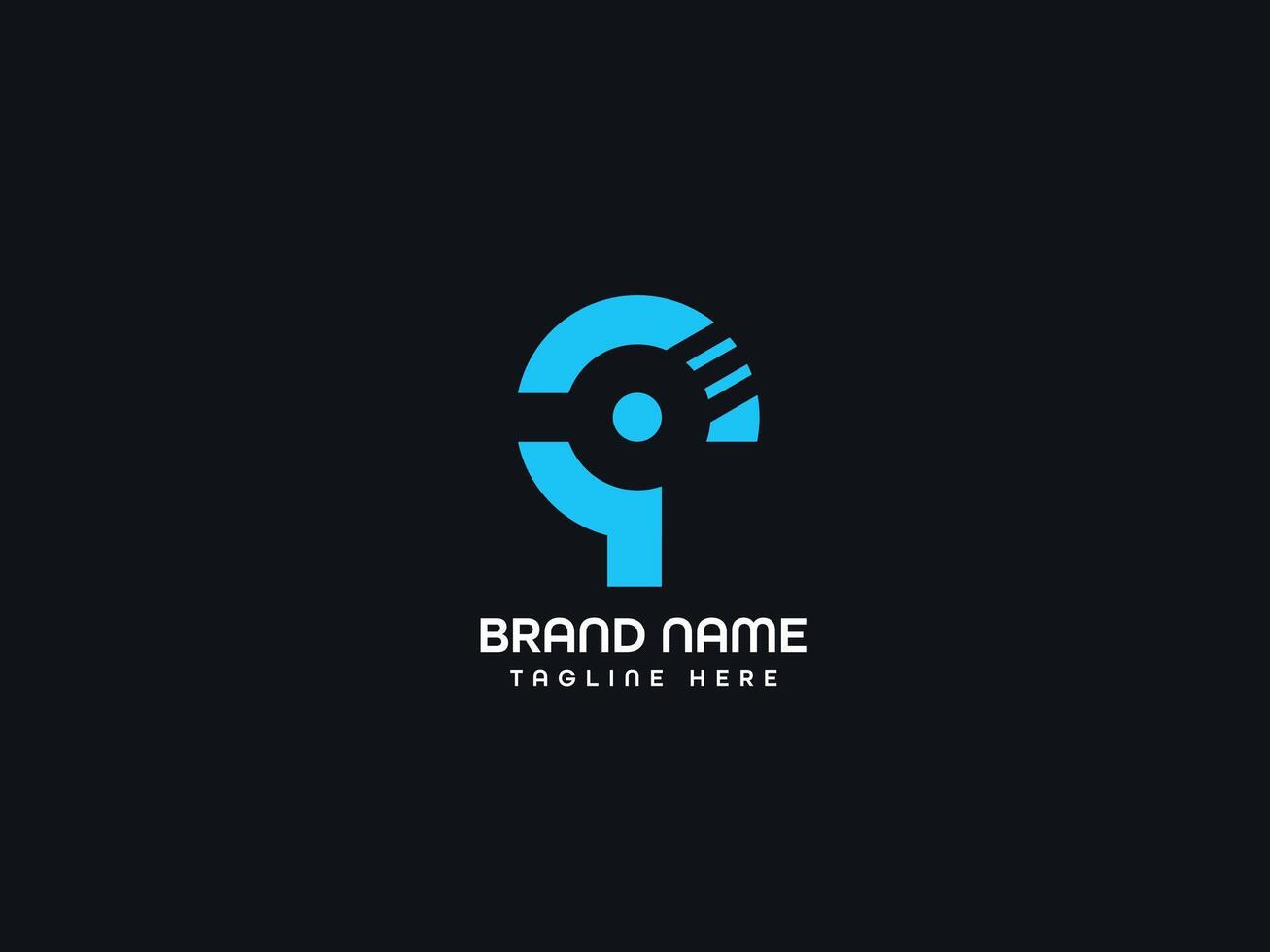 I modern branding logo vector