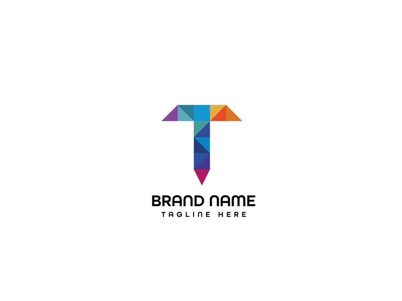 T letter logo design vector
