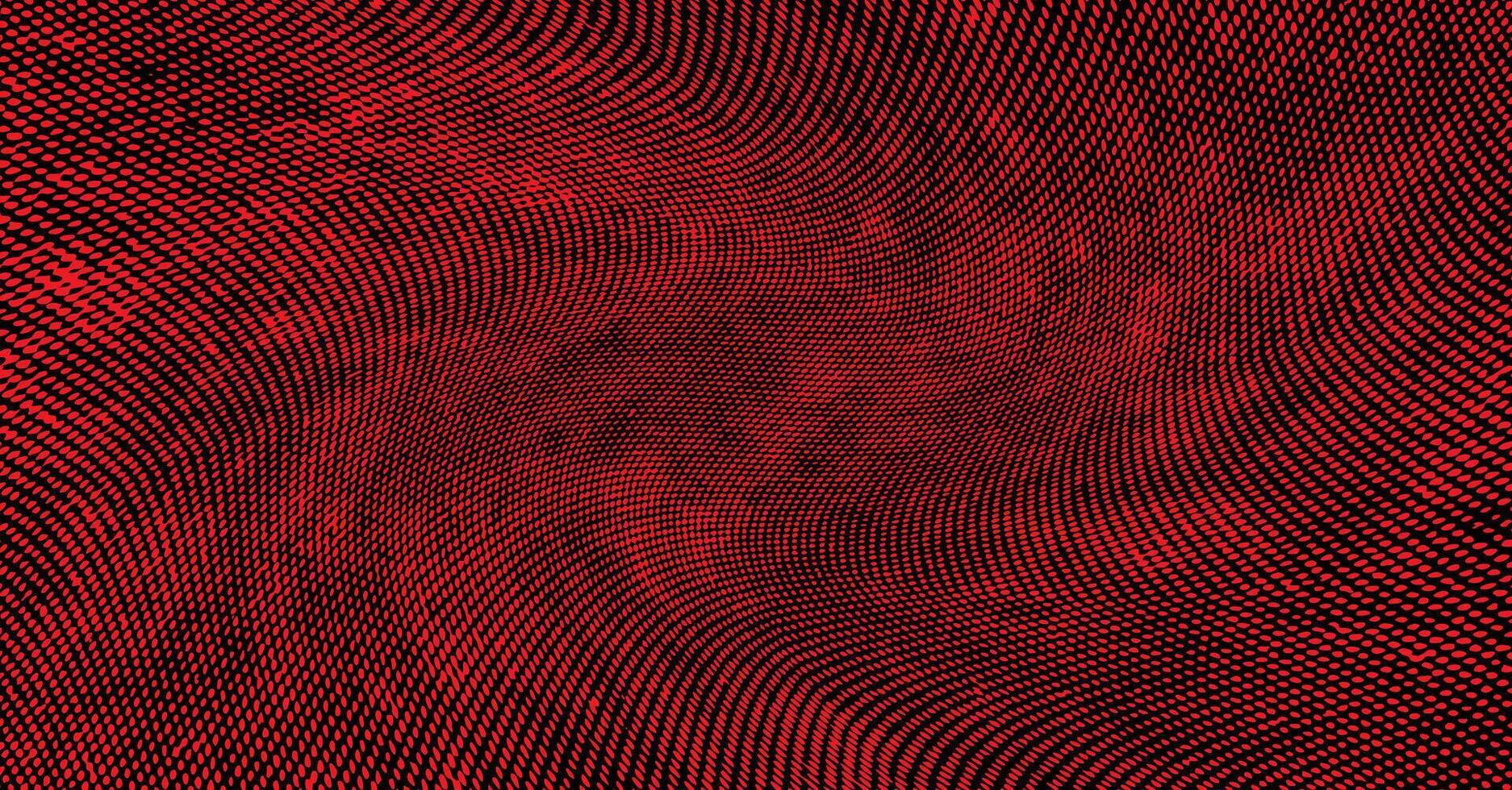 red grunge halftone background vector