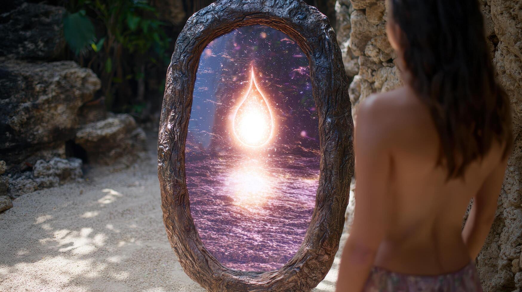 Mystical portal to another dimension photo
