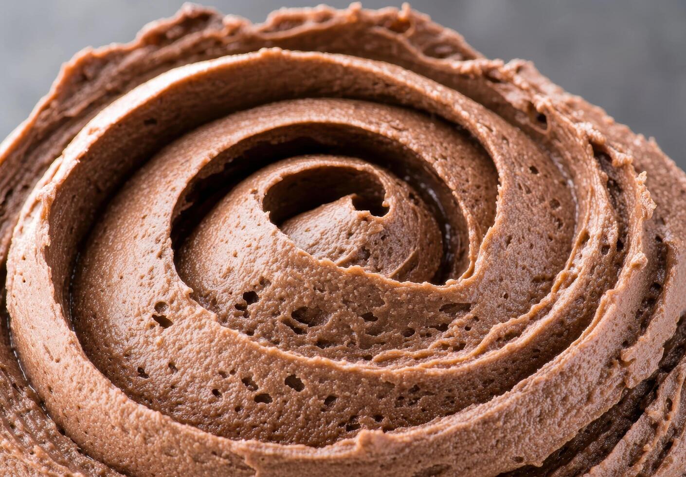 Closeup of a delicious chocolate cake roll photo