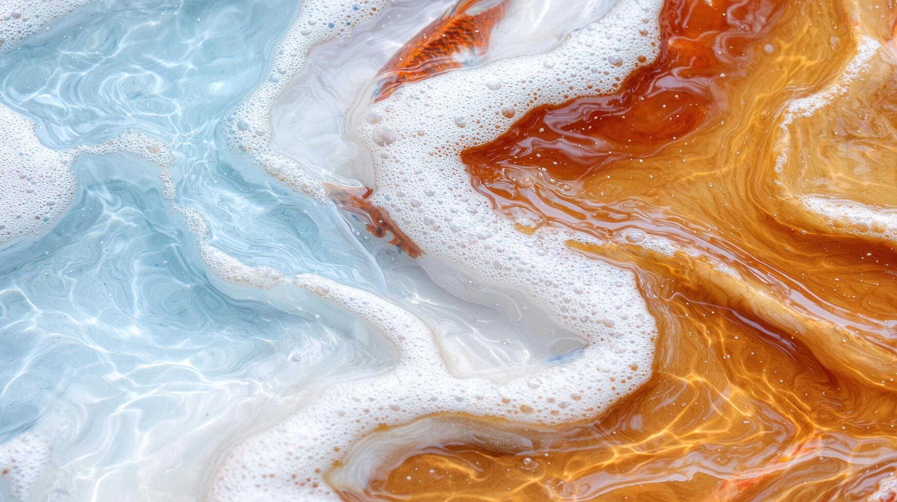 Vibrant abstract fluid art background photo