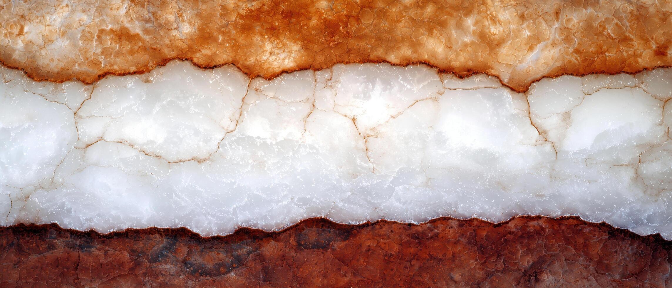 Closeup of natural stone texture with contrasting colors photo