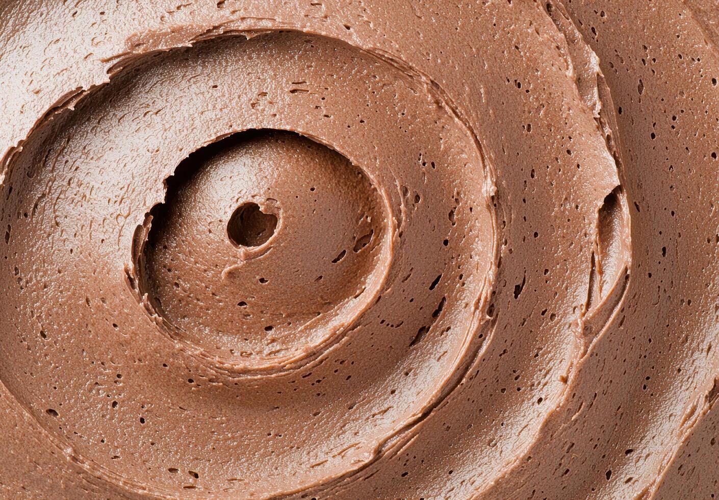 Smooth chocolate swirl texture photo