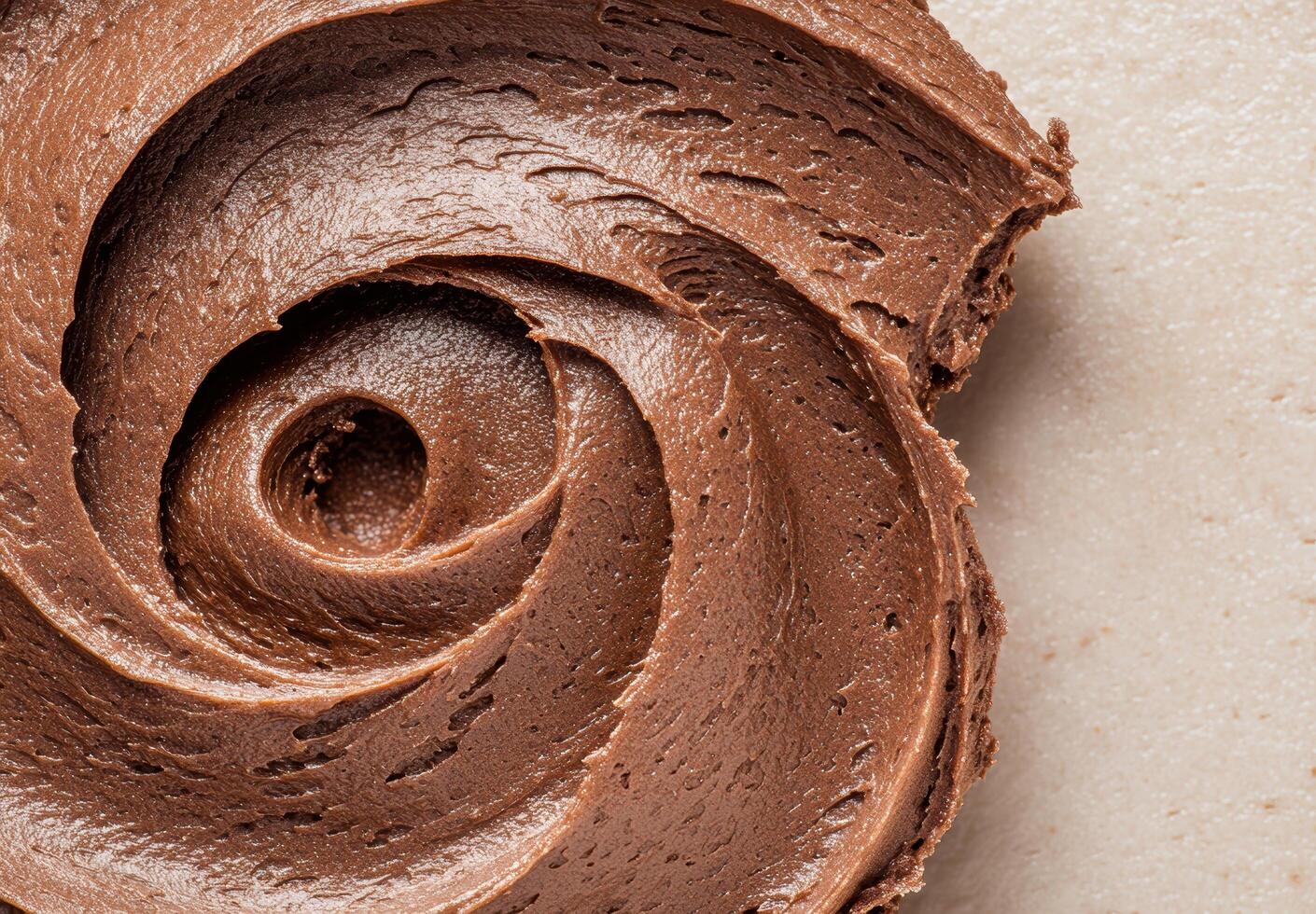 Delicious chocolate swirl texture photo
