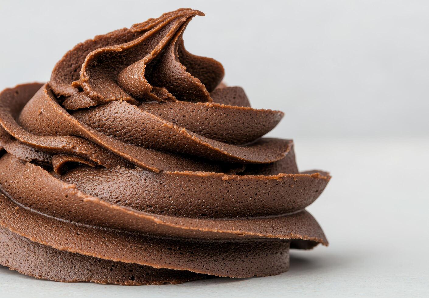 Delicious chocolate swirl cupcake photo