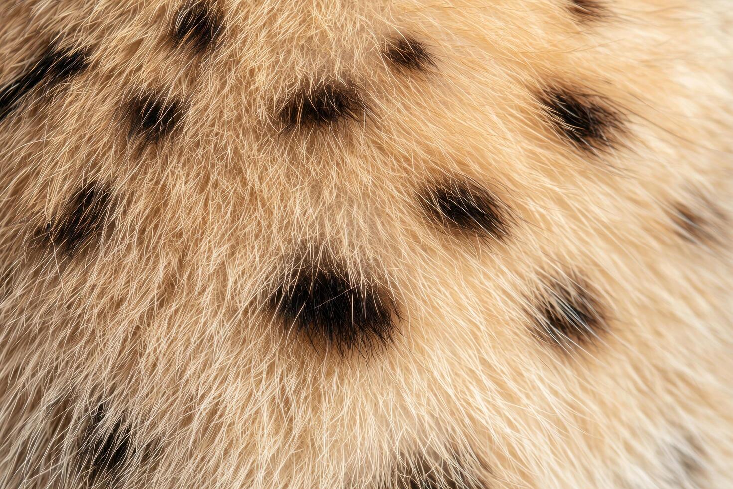 close up of a furry animal face photo