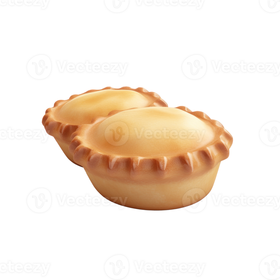 Mince pies 3D icon isolate on transparent background png
