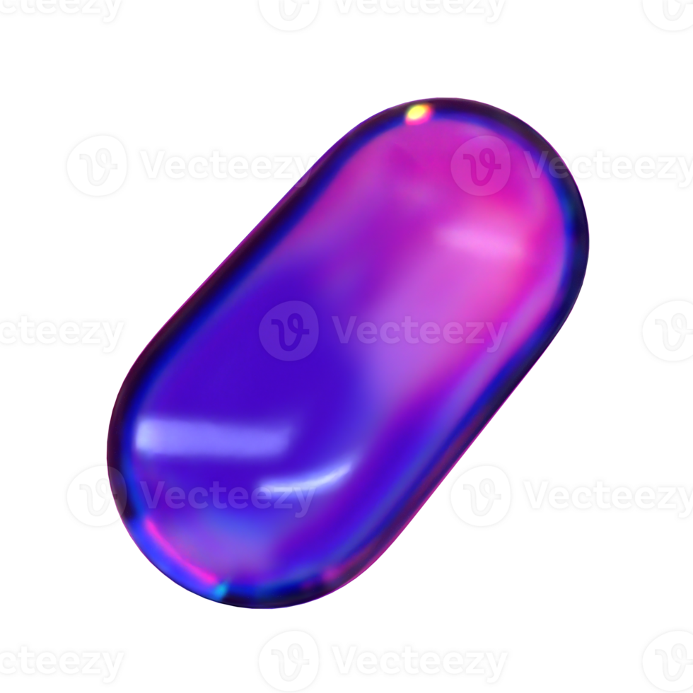3D Capsule Illustration png