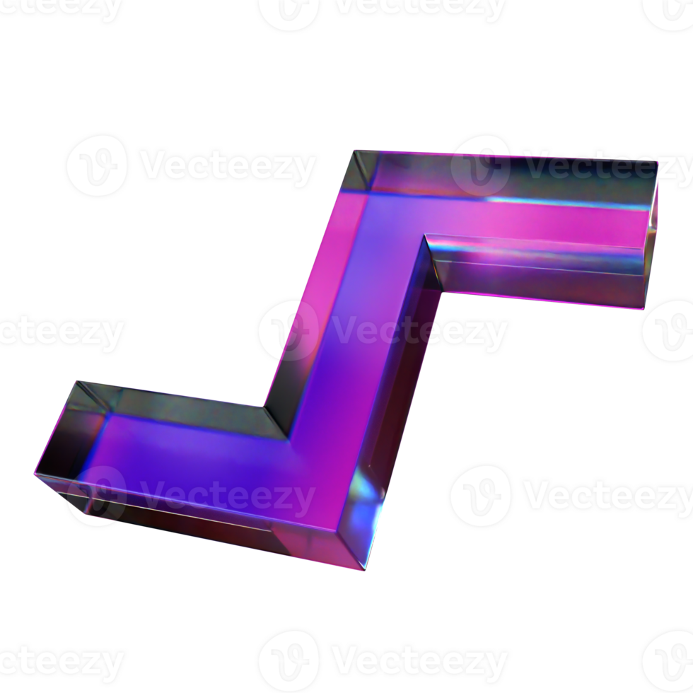 3D Double L Illustration png
