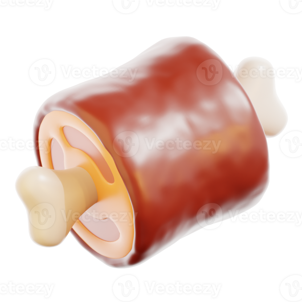 3D Meat Illustration png