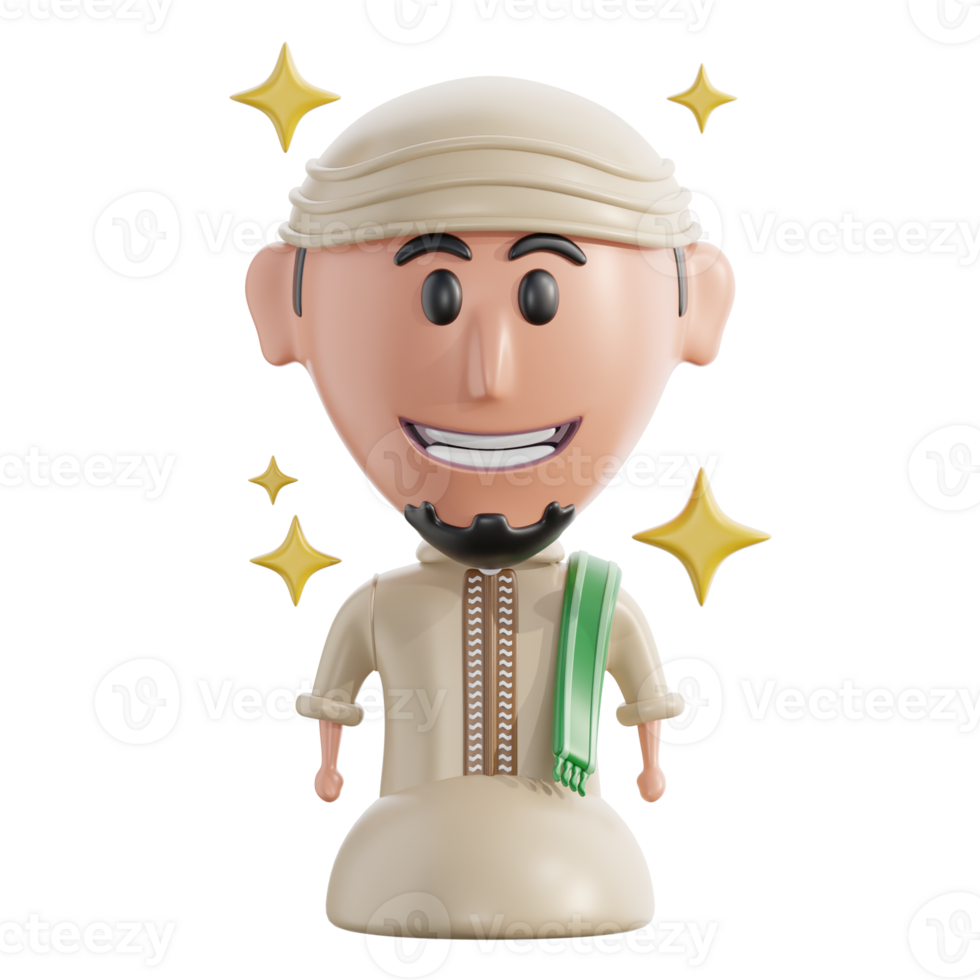 3D Moslem Illustration png