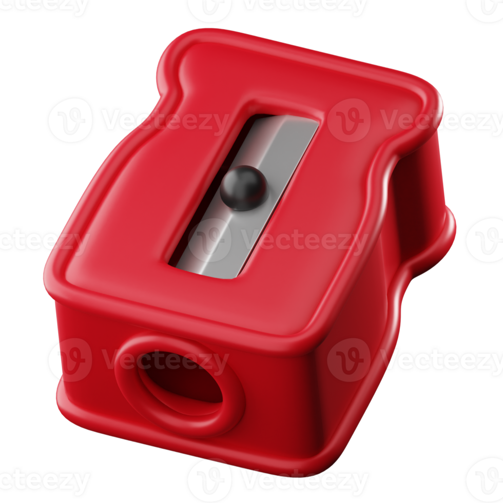 3D Pencil Sharpener Illustration png