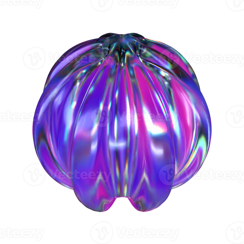3D Pumpkin Shape Illustration png