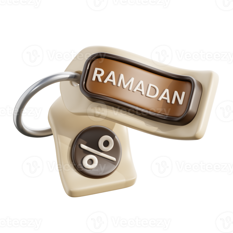 3D Ramadan Discount Illustration png