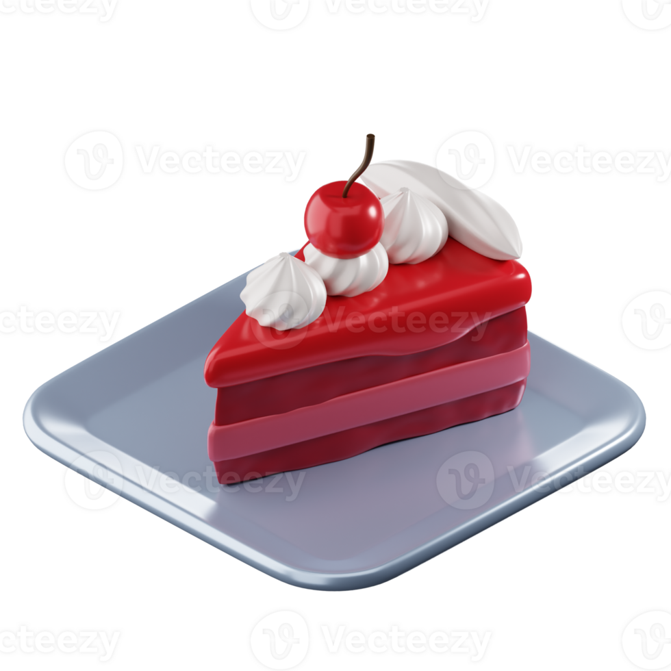 3D Red Velvet Illustration png