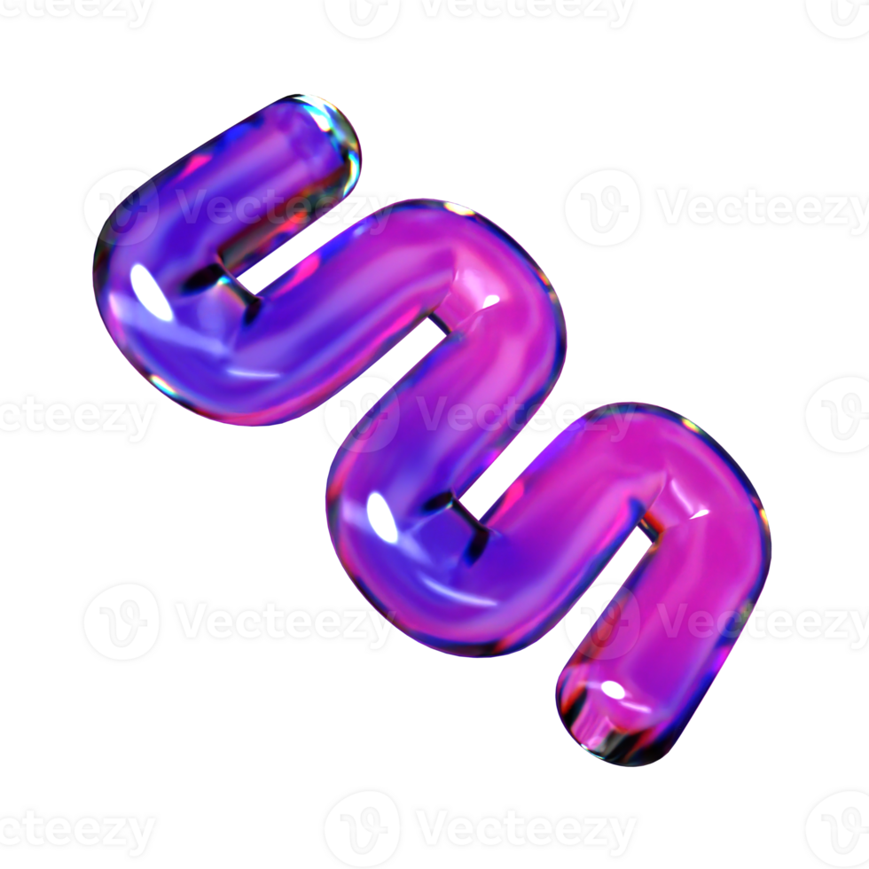 3D Snake Illustration png