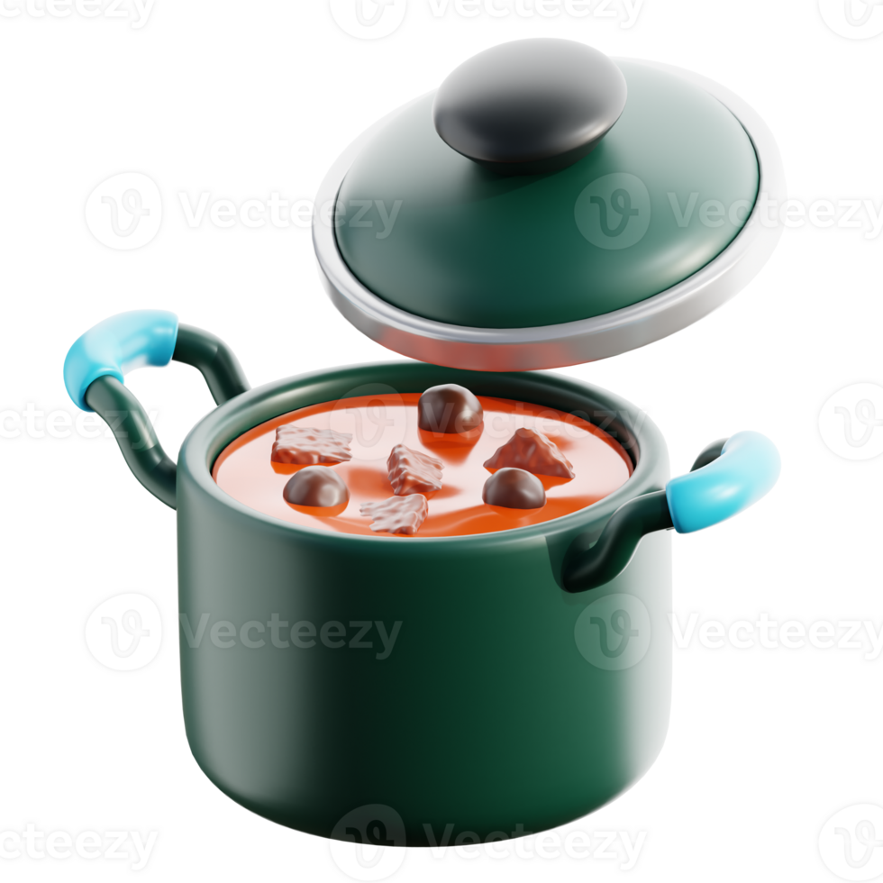 3D Stew Illustration png