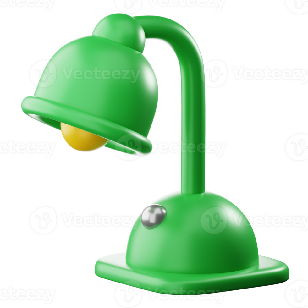 3D Table Lamp Illustration png