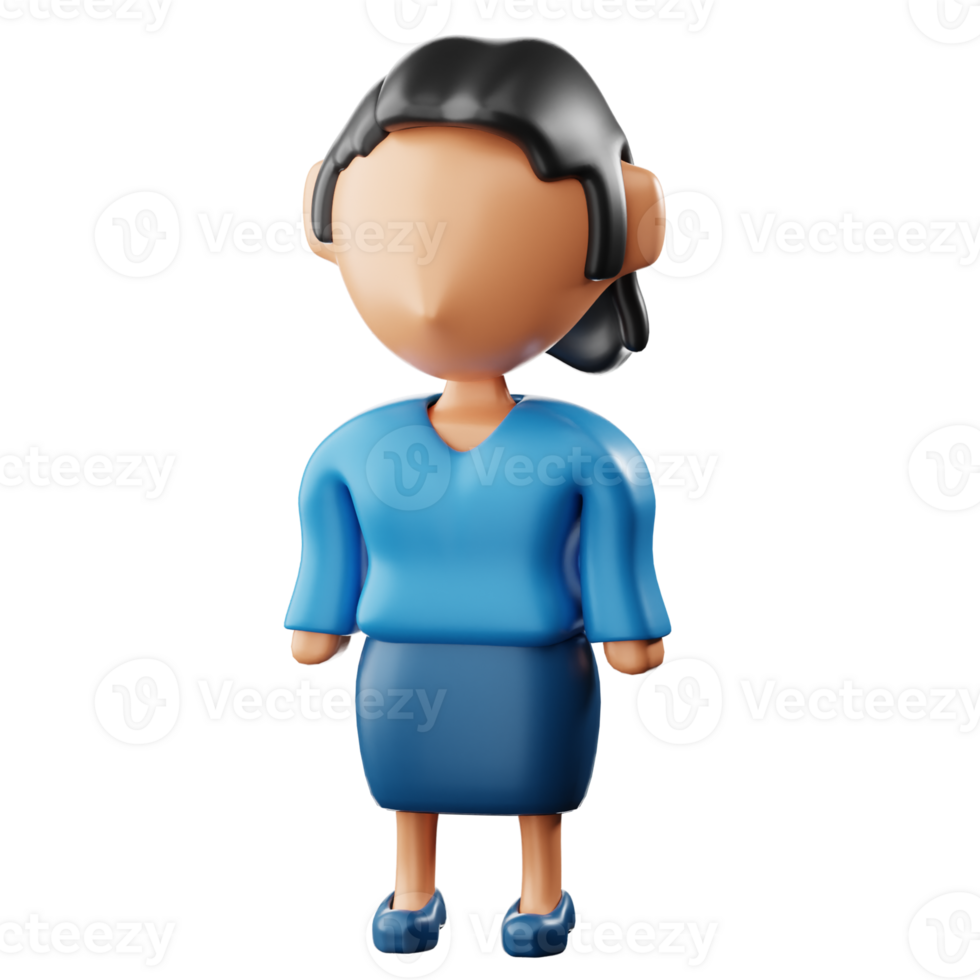 3D Teacher Illustration png