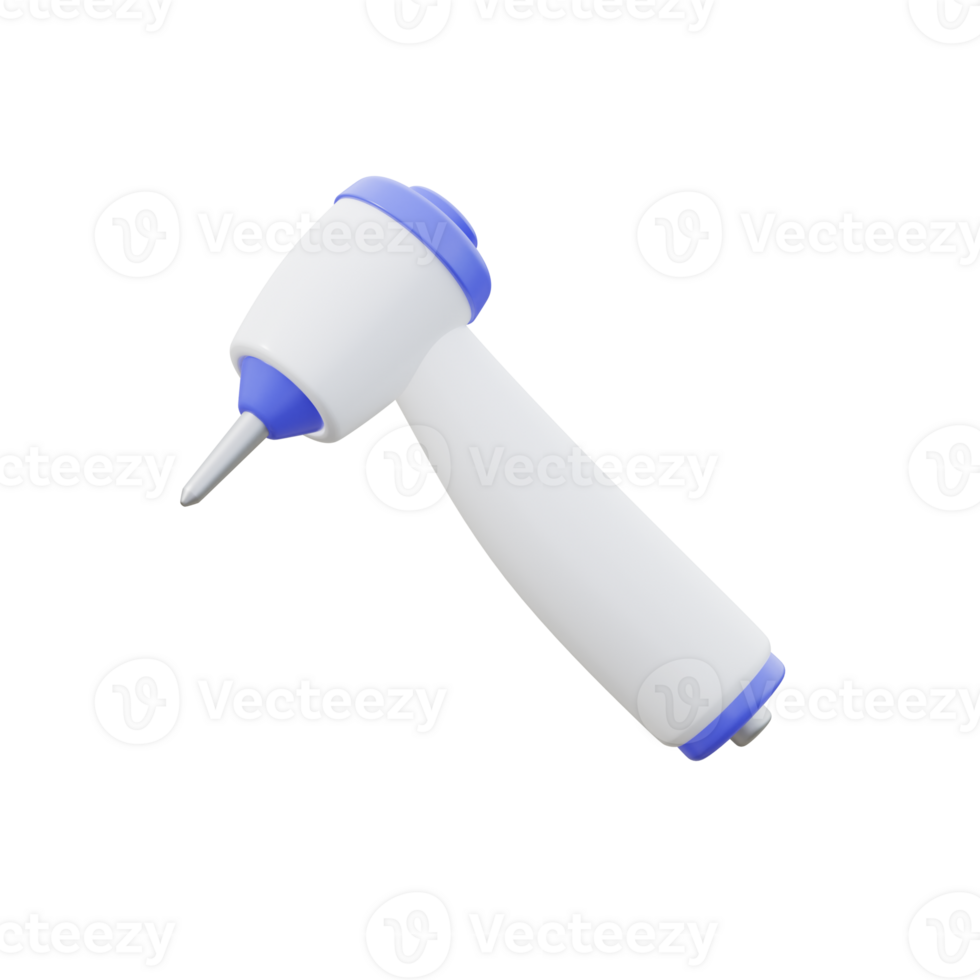 3D Dental Drill Icon Illustration Render png
