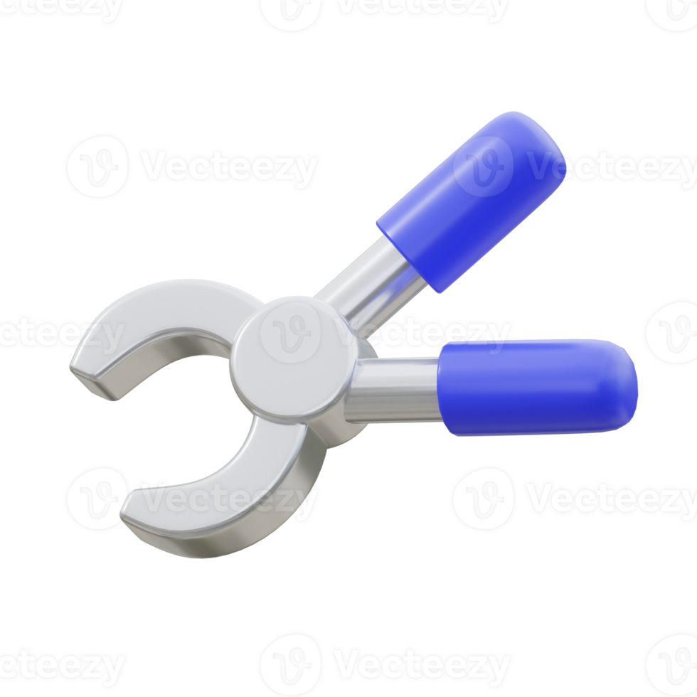 3D Forceps Icon Illustration Render png