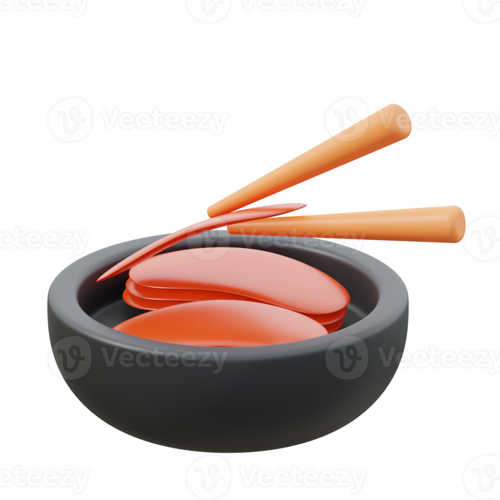 3D Kimchi Icon Illustration Render png