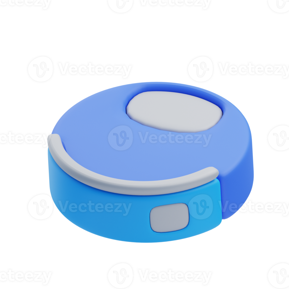 3D Domestic Robot Icon Illustration Render png