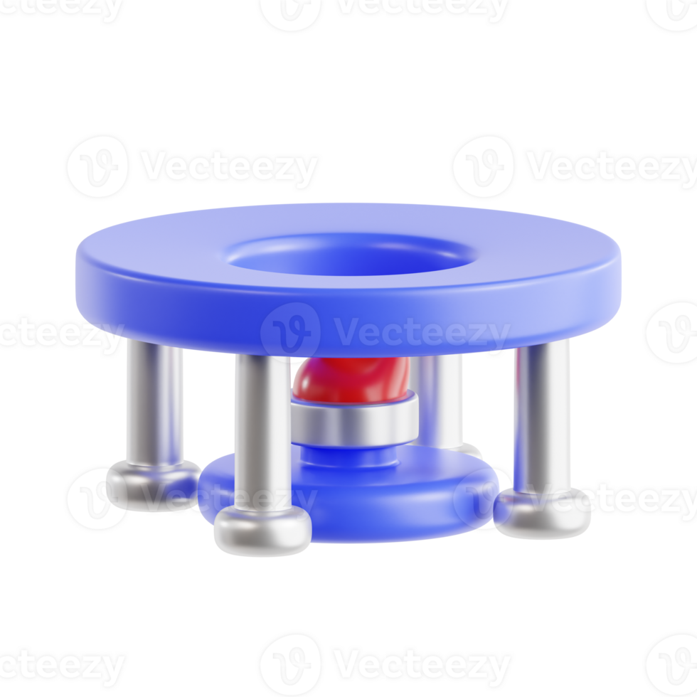 3D Burner Icon Illustration Render png