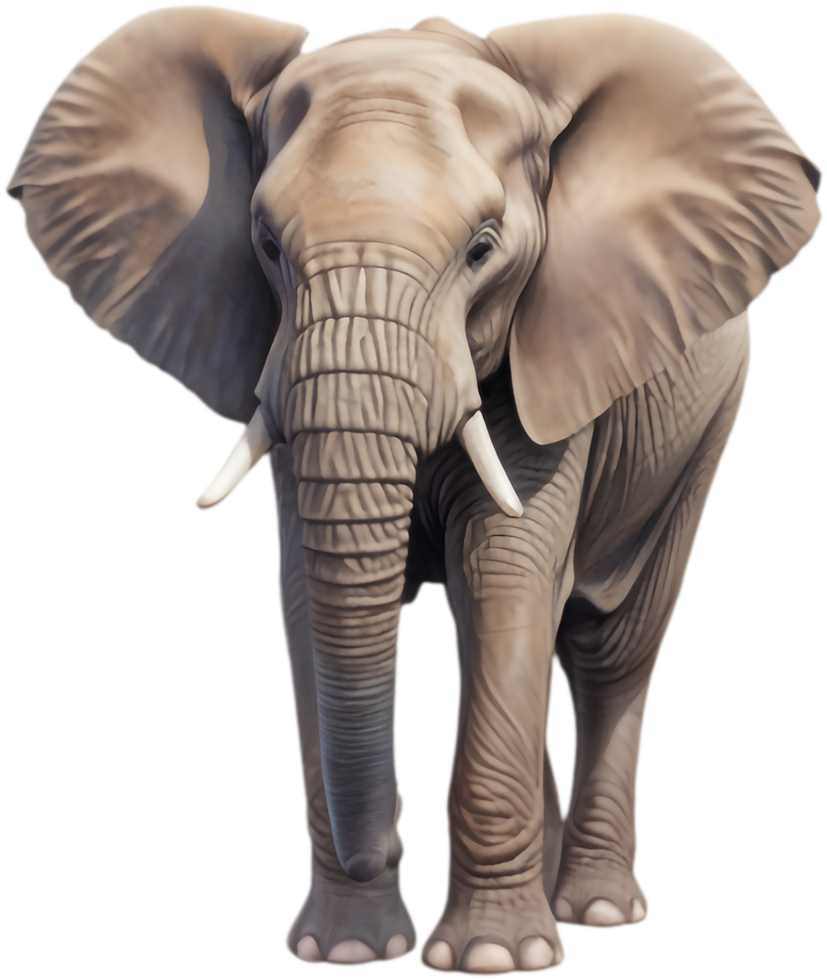 African Elephant Clipart for Artistic and Educational Resources. . png