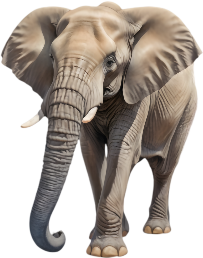 African Elephant Clipart for Nature-Inspired Graphic Designs. . png
