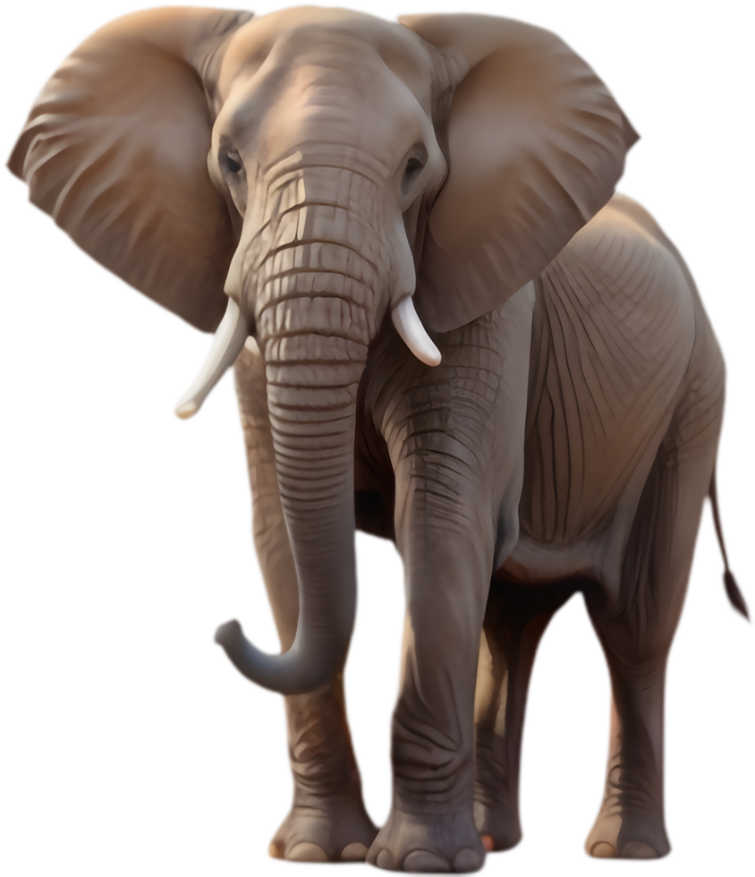 Captivating African Elephant Clipart for Digital Art Projects. . png