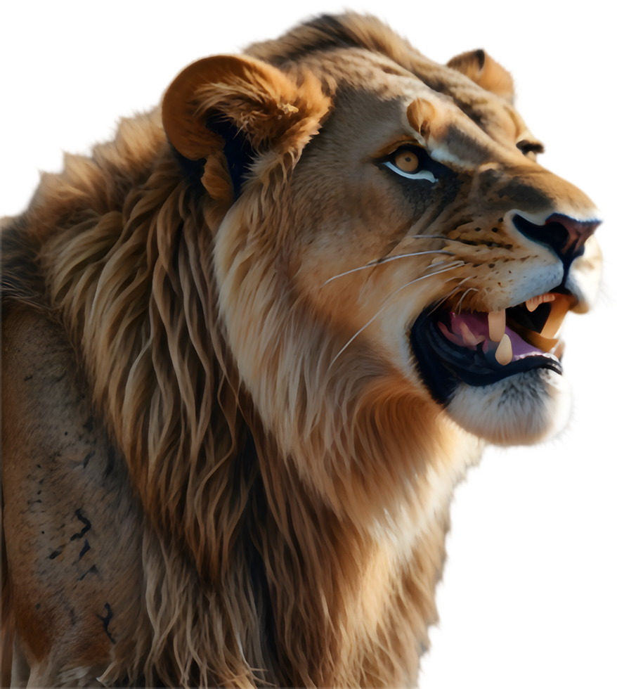 Unique Lion Clipart Ideal for Animal Conservation Efforts. . png