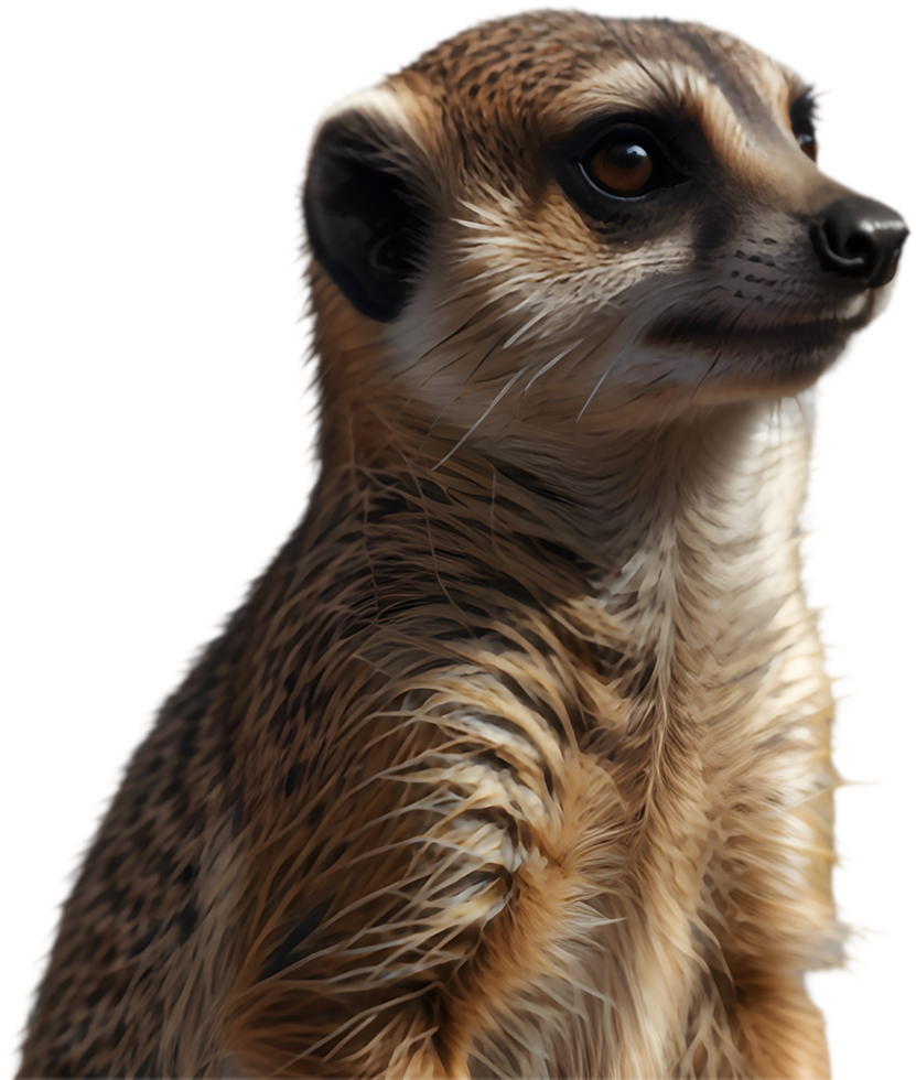 Eye-Catching Meerkat Clipart for Animal Awareness Campaigns. . png