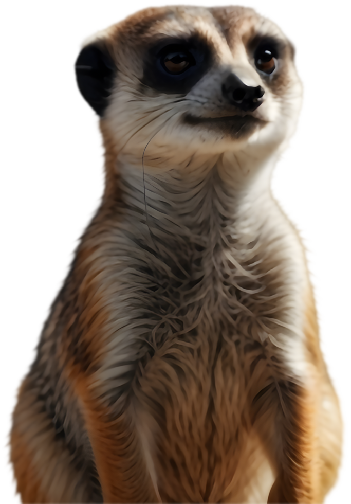 Iconic Meerkat Clipart Highlighting Social and Playful Nature. . png