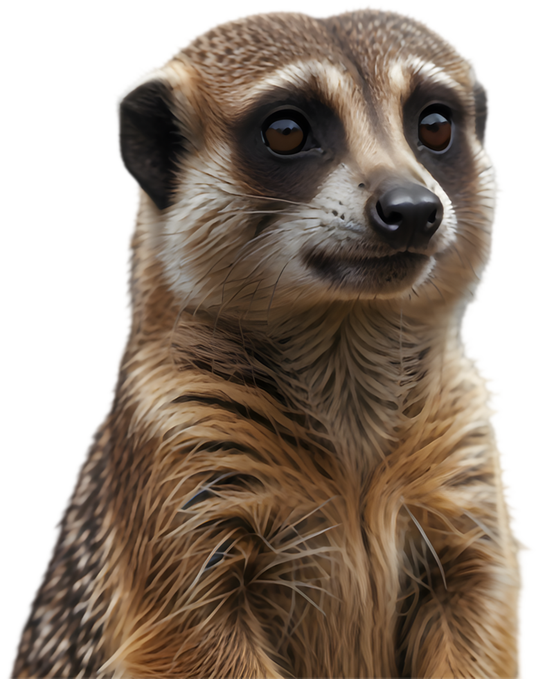 Playful Meerkat Clipart Perfect for Animal Conservation Advocacy. . png