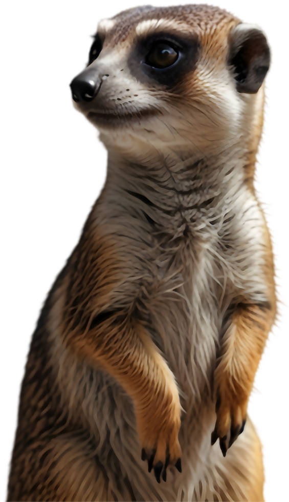 Eye-Catching Meerkat Clipart for Nature and Wildlife Projects. . png